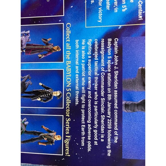 Babylon Caoptain John Sheridan with Babylon Space Station - Picture 10 of 11